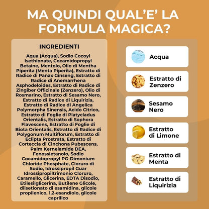 HairBoost - Shampoo Attivatore del Bulbo Pilifero dei Capelli