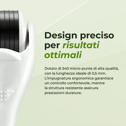 Derma Roller per l'attivazione del cuoio capelluto